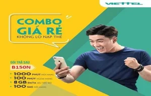 Gói cước B150N Viettel trả sau
